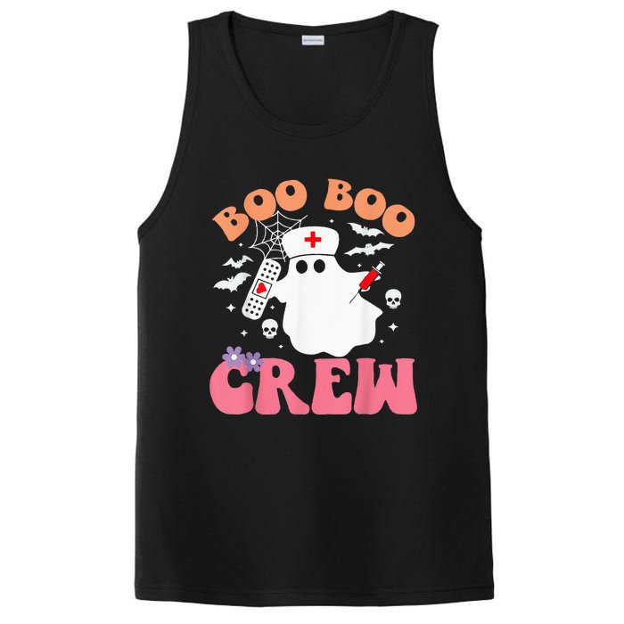 boo boo crew quote nurse cool halloween nurse costume PosiCharge Competitor Tank