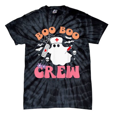 boo boo crew quote nurse cool halloween nurse costume Tie-Dye T-Shirt