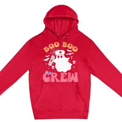 boo boo crew quote nurse cool halloween nurse costume Premium Pullover Hoodie