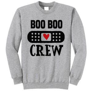 Boo Boo Crew First Aid School Nurse Day Care Teacher Tall Sweatshirt