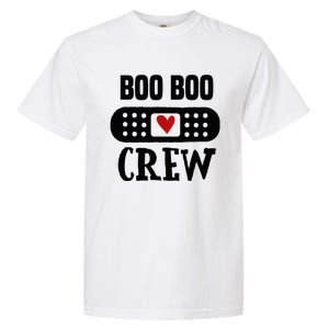 Boo Boo Crew First Aid School Nurse Day Care Teacher Garment-Dyed Heavyweight T-Shirt