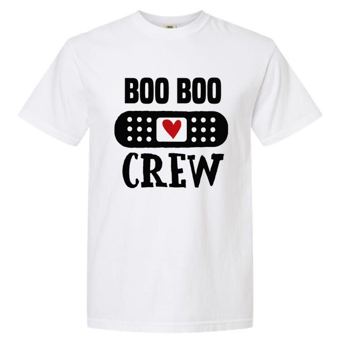 Boo Boo Crew First Aid School Nurse Day Care Teacher Garment-Dyed Heavyweight T-Shirt