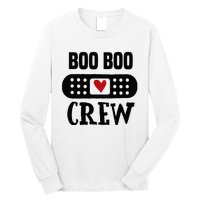 Boo Boo Crew First Aid School Nurse Day Care Teacher Long Sleeve Shirt