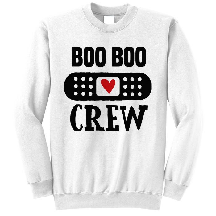 Boo Boo Crew First Aid School Nurse Day Care Teacher Sweatshirt