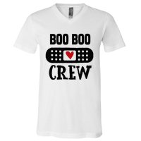 Boo Boo Crew First Aid School Nurse Day Care Teacher V-Neck T-Shirt