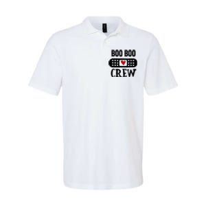 Boo Boo Crew First Aid School Nurse Day Care Teacher Softstyle Adult Sport Polo