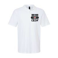 Boo Boo Crew First Aid School Nurse Day Care Teacher Softstyle Adult Sport Polo