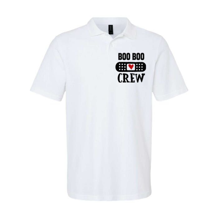 Boo Boo Crew First Aid School Nurse Day Care Teacher Softstyle Adult Sport Polo