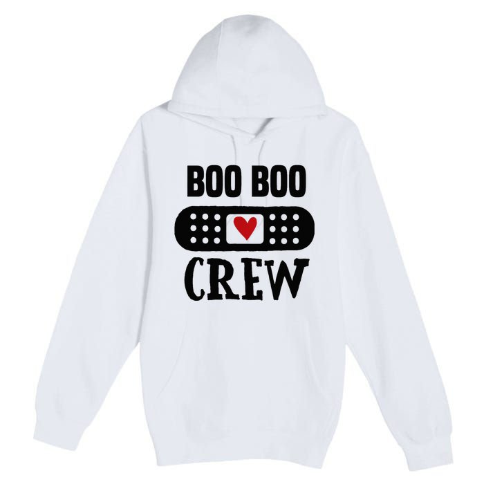 Boo Boo Crew First Aid School Nurse Day Care Teacher Premium Pullover Hoodie