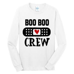 Boo Boo Crew First Aid School Nurse Day Care Teacher Tall Long Sleeve T-Shirt