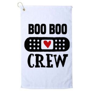 Boo Boo Crew First Aid School Nurse Day Care Teacher Platinum Collection Golf Towel