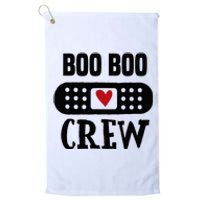 Boo Boo Crew First Aid School Nurse Day Care Teacher Platinum Collection Golf Towel