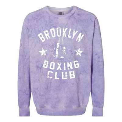 Brooklyn Boxing Club Vintage Distressed Boxer Colorblast Crewneck Sweatshirt