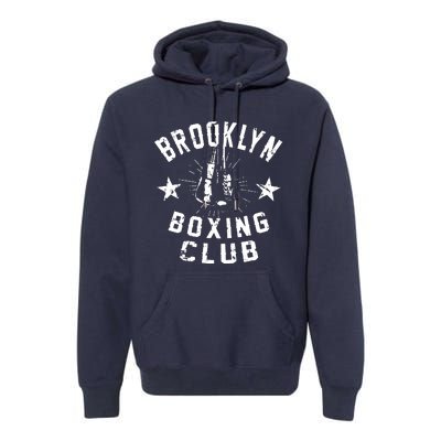 Brooklyn Boxing Club Vintage Distressed Boxer Premium Hoodie