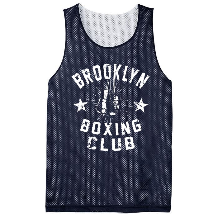 Brooklyn Boxing Club Vintage Distressed Boxer Mesh Reversible Basketball Jersey Tank