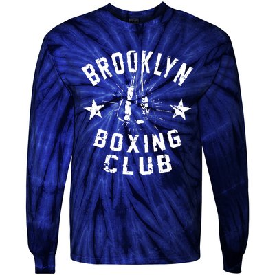 Brooklyn Boxing Club Vintage Distressed Boxer Tie-Dye Long Sleeve Shirt