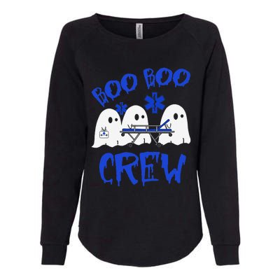 Boo Boo Crew Funny Ghost Emt Ems Paramedic Nurse Halloween Sweat Womens California Wash Sweatshirt