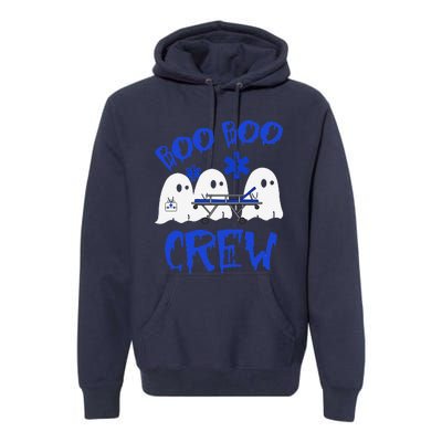 Boo Boo Crew Funny Ghost Emt Ems Paramedic Nurse Halloween Sweat Premium Hoodie