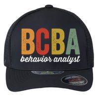 Bcba Board Certified Behavior Analyst Retro Vintage Flexfit Unipanel Trucker Cap