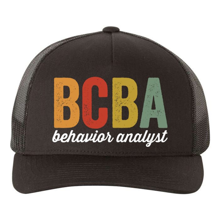 Bcba Board Certified Behavior Analyst Retro Vintage Yupoong Adult 5-Panel Trucker Hat