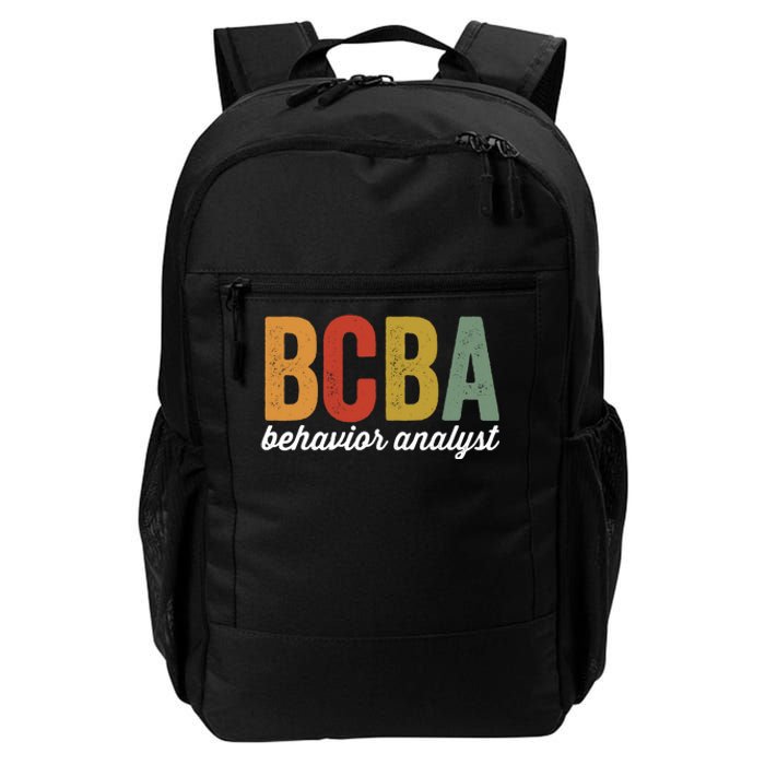 Bcba Board Certified Behavior Analyst Retro Vintage Daily Commute Backpack