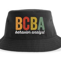 Bcba Board Certified Behavior Analyst Retro Vintage Sustainable Bucket Hat