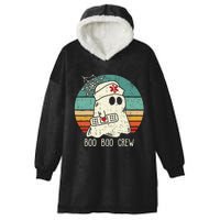 Boo Boo Crew Nurse Scrub Halloween Nurse Shirts Hooded Wearable Blanket