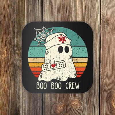 Boo Boo Crew Nurse Scrub Halloween Nurse Shirts Coaster