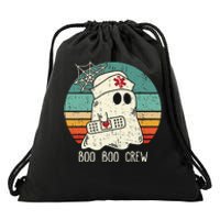 Boo Boo Crew Nurse Scrub Halloween Nurse Shirts Drawstring Bag