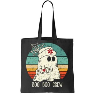 Boo Boo Crew Nurse Scrub Halloween Nurse Shirts Tote Bag