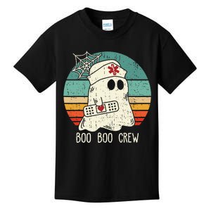 Boo Boo Crew Nurse Scrub Halloween Nurse Shirts Kids T-Shirt