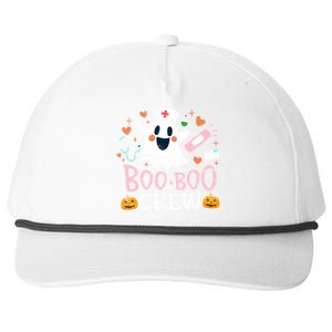 Boo Boo Crew Funny Nurse Halloween Ghost Costume Gift Snapback Five-Panel Rope Hat