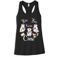 Boo Boo Crew Nurse Ghost Costume Funny Halloween Gift Women's Racerback Tank