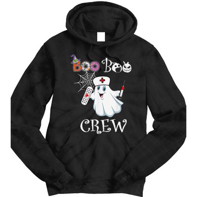 Boo Boo Crew Funny Ghost Paramedic Emt Ems Nurse Halloween Tie Dye Hoodie