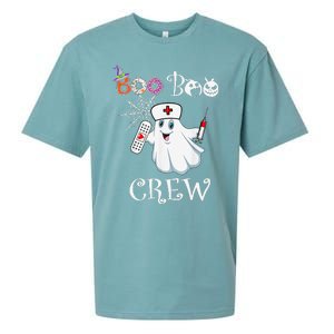 Boo Boo Crew Funny Ghost Paramedic Emt Ems Nurse Halloween Sueded Cloud Jersey T-Shirt