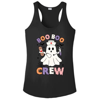 Boo Boo Crew Halloween Nurse Ladies PosiCharge Competitor Racerback Tank