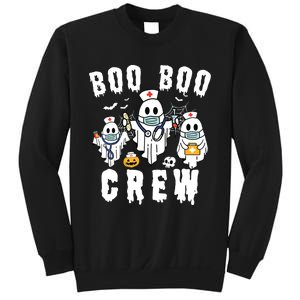 Boo Boo Crew Ghost Halloween Paramedic Nurse Rn Er Nicu Lpn Sweatshirt