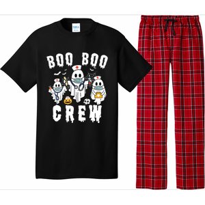 Boo Boo Crew Ghost Halloween Paramedic Nurse Rn Er Nicu Lpn Pajama Set