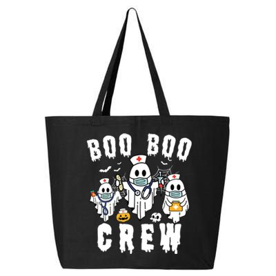 Boo Boo Crew Ghost Halloween Paramedic Nurse Rn Er Nicu Lpn 25L Jumbo Tote