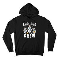 Boo Boo Crew Ghost Halloween Paramedic Nurse Rn Er Nicu Lpn Tall Hoodie