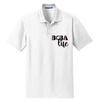 Bcba Board Certified Behavior Analyst Retro Leopard Rainbow Dry Zone Grid Polo