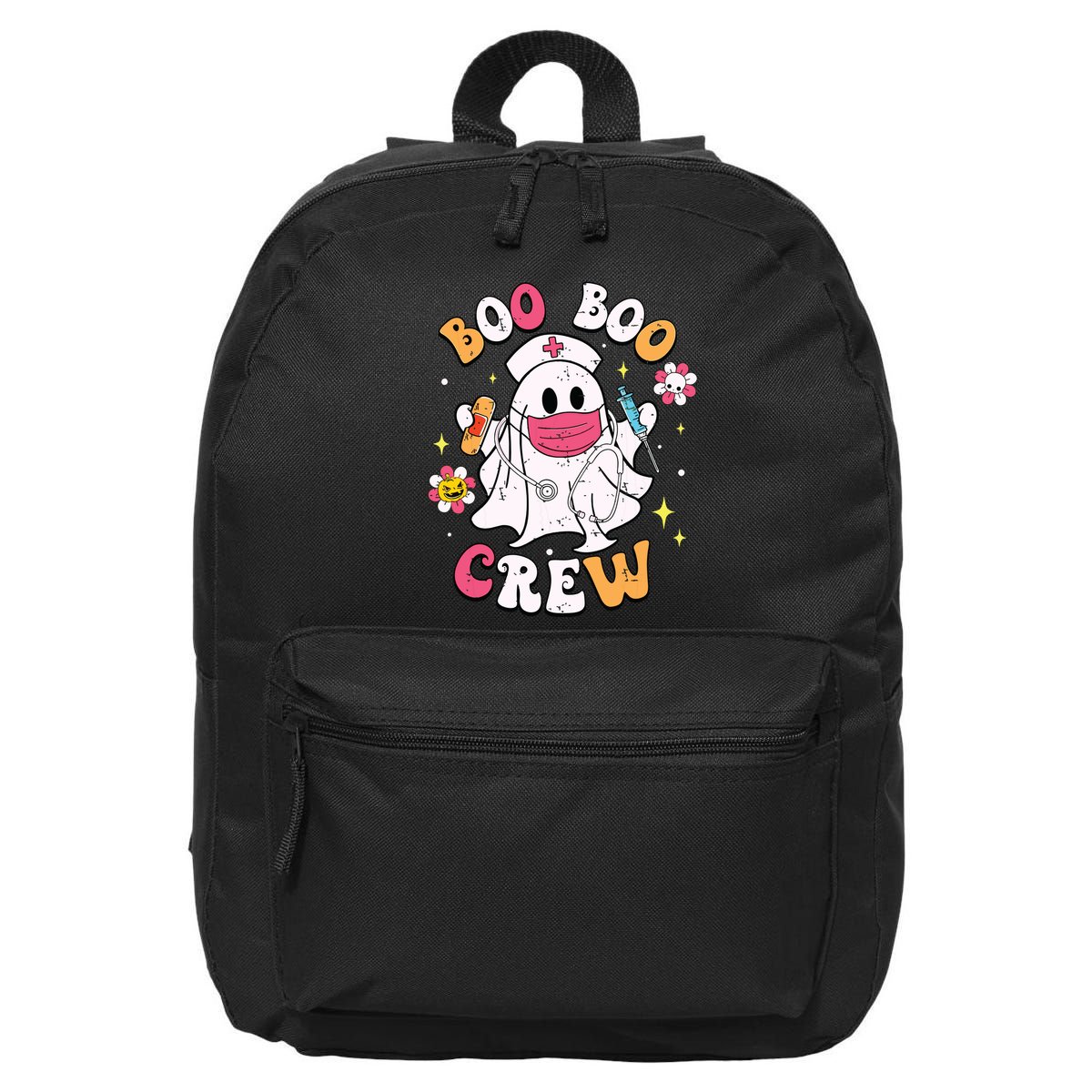 Boo Boo Crew Halloween Ghost Nurse 16 in Basic Backpack