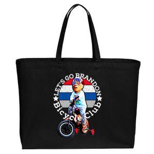 Biden Bicycle Crash Bike Wreck Ridin With Biden Trump Cotton Canvas Jumbo Tote