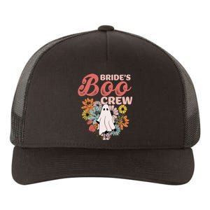 BrideS Boo Crew Floral Ghost Wedding Bachelorette Halloween Yupoong Adult 5-Panel Trucker Hat