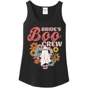 BrideS Boo Crew Floral Ghost Wedding Bachelorette Halloween Ladies Essential Tank