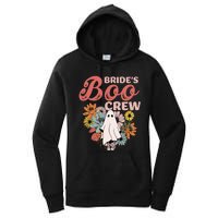 BrideS Boo Crew Floral Ghost Wedding Bachelorette Halloween Women's Pullover Hoodie