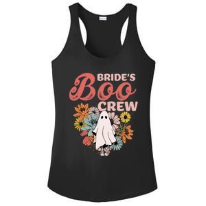 BrideS Boo Crew Floral Ghost Wedding Bachelorette Halloween Ladies PosiCharge Competitor Racerback Tank