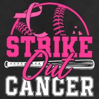 Baseball Breast Cancer Strike Out Cancer Awareness Month Hat