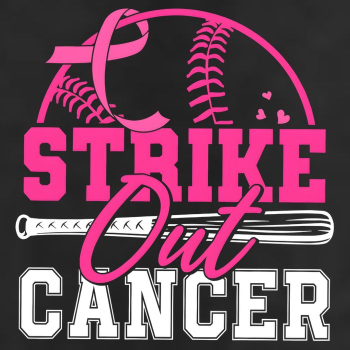 Baseball Breast Cancer Strike Out Cancer Awareness Month Hat