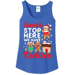 Bake Baking Christmas Cookie Santa Gingerbread Santa Cute Gift Ladies Essential Tank